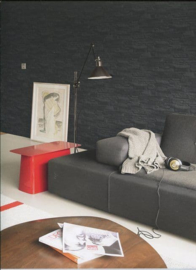 steen zwaat behang 475036 Steen 3d