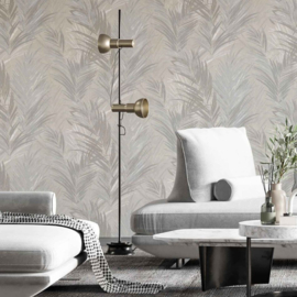 Behang met botanische bladeren