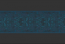 AS Creation Versace Behangrand 93547-4 klassiek 3D blauw