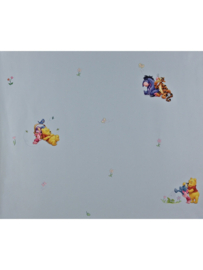 Dutch Wallcoverings Behang Disney Pooh blauw - papierbehang  1164.5