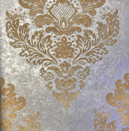 Goud Zilver Barok Behang 38014-5