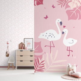 Behang Expresse Sweet Dreams Wallprint Flamingo ND21150