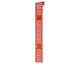 Versace Behangrand 935221 grieksesleutel wit rood