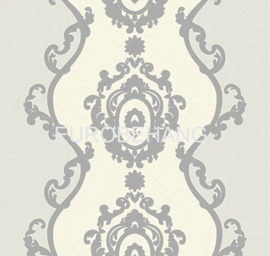 Grijs Modern Damask Behang 920801