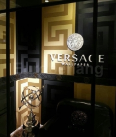 Versace behang93523-4 zwart grieksesleutel