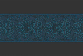 AS Creation Versace Behangrand 935474 klassiek 3D blauw