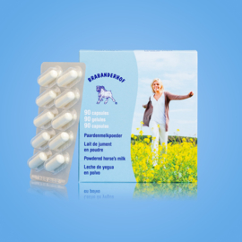 Paardenmelkpoeder capsules (90 stuks x 600mg)