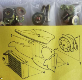 Mounting kit for condensor housings