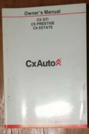 New '86 CXA Owner's Manual