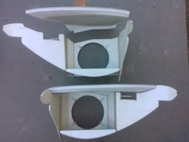 Condensor and blower housings, left & right