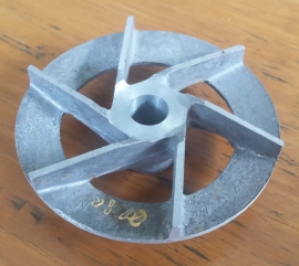 NOS pump shaft impeller