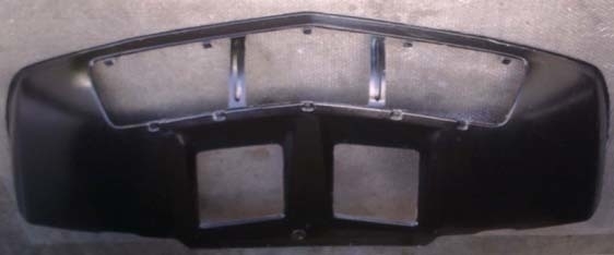 Front covering in carbon