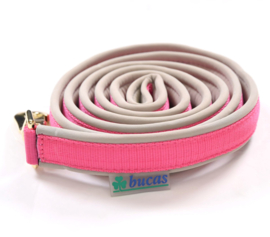 BUCAS LEAD REIN HALSTERTOUW HOT PINK