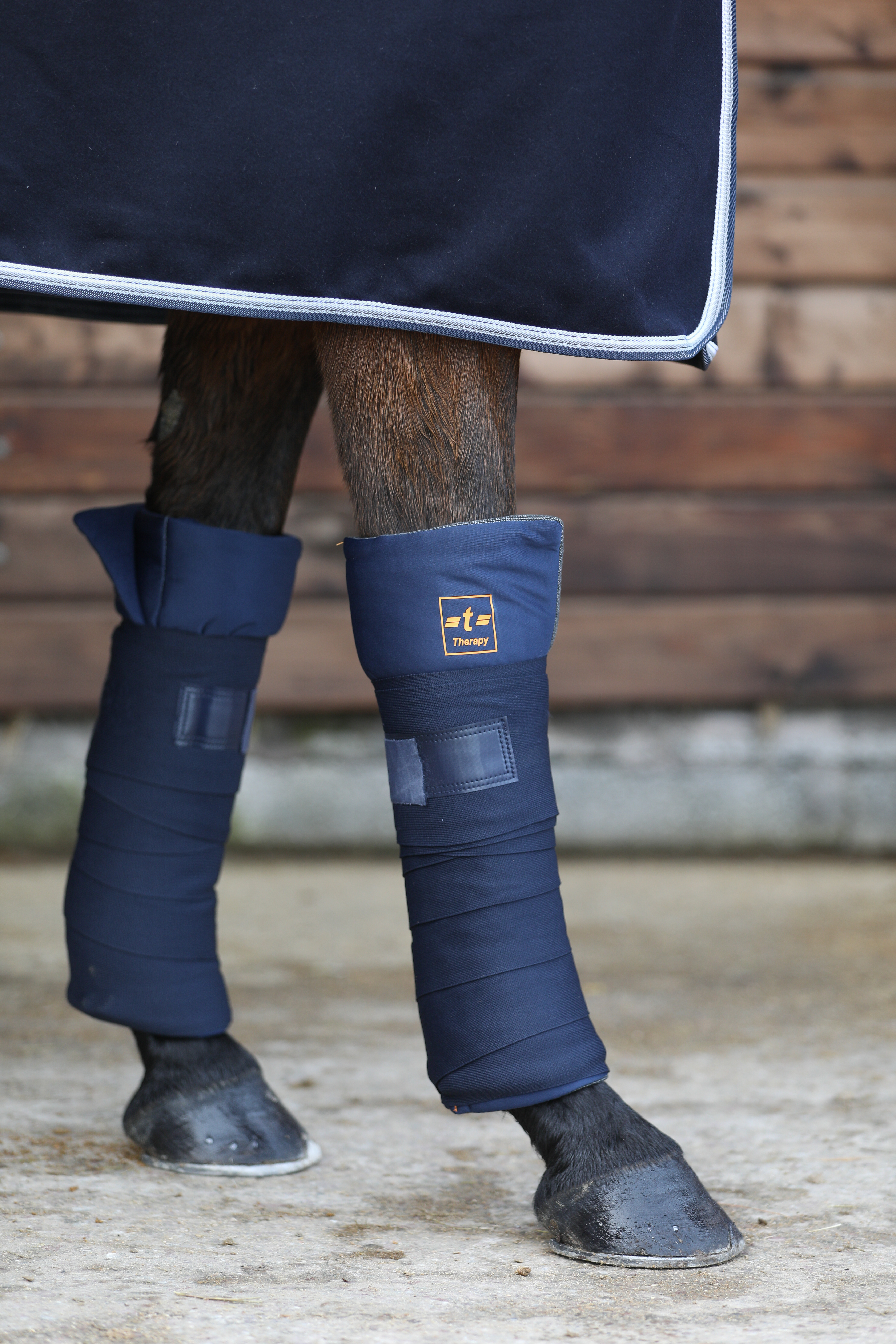 BUCAS THERAPY LEG WRAP 4 PCS NAVY