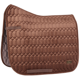 HARRY'S HORSE ZADELDEK TAUPE VELVET FULL DRESSUUR