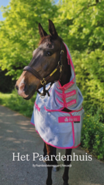 BUCAS BUZZ OFF  & NECK BLUE BLOSSOM VLIEGENDEKEN MET LOSSE HALS