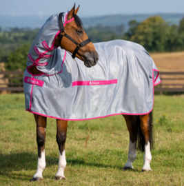 BUCAS BUZZ OFF  & NECK BLUE BLOSSOM VLIEGENDEKEN MET LOSSE HALS