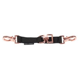 HARRY'S HORSE LONGEERBITSTUKJE ZWART ROSE GOLD
