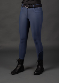 RIJBROEK SOFTSHELL WINTER STEELBLUE