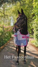 BUCAS BUZZ OFF RAIN & NECK BLUE BLUE BLOSSOM VLIEGENDEKEN MET LOSSE HALS