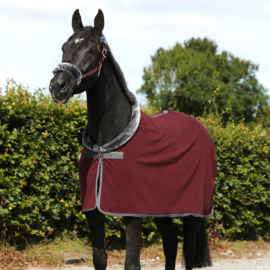 BUCAS SHOW LINE HALSTER HALF FUR BURGUNDY