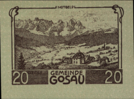 Austria - Emergency issues - Gosau KK.:251 20 Heller 1920