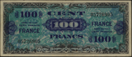 Frankrijk P118/BNL 100 Francs 1944