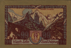 Oostenrijk - Noodgeld - Lofer KK.:560 99 Heller 1921