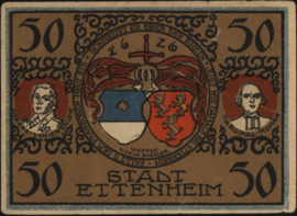 Germany - Emergency issues - Ettenheim Grab.: 354 50 Pfennig 1922