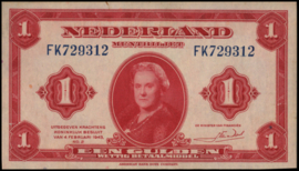 Nederland   PL5.a 1 Gulden 1943