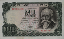 Spanje P154 1.000 Pesetas 1971