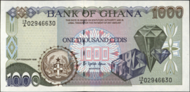 Ghana  P29/B131 1.000 Cedis 1996