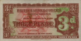 Great Britain / UK  PM16 3 Pence 1948 (No Date)