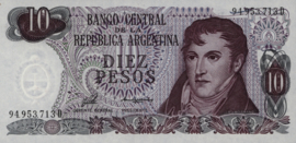 Argentinië P300 10 Pesos 1976-81 (No date)