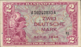 Duitsland - Gealliëerde bezetting   P3.a 2 Mark 1948
