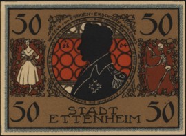Duitsland - Noodgeld - Ettenheim Grab.: 354 50 Pfennig 1922
