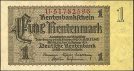 Germany P173.2: U 1 Rentenmark 1937