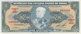 Brazil P157A.c 2 Cruzeiros (old) 1956 (No Date)