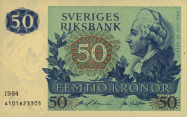 Sweden P53.d 50 Kronor 1984