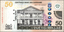 Surinam Dollars PLSD2.4.d2 50 Dollars 2019