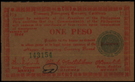 Filipijnen - Negros Emergency Currency Board PS673.H3 1 Peso 1944