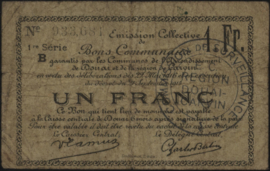 France - Emergency - Douai JPV-59 1 Franc 1916