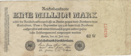 Germany Ros.:92.b4: W 1,000,000 Mark 1923