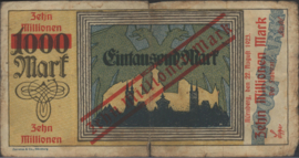 Germany - Emergency issues - Nürnberg Kel.:3970 10,000,000 Mark 1923