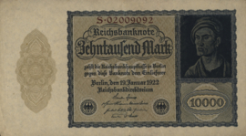 Duitsland Ros.069b 10.000 Mark 1922 DEU78b