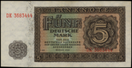 Duitsland - DDR   DDR4.a)DK 5 Deutsche Mark 1948
