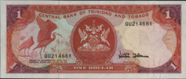 Trinidad en Tobago  P36 1 Dollar 1985 (No Date)
