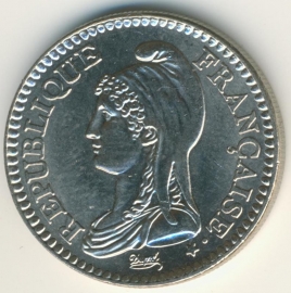 Frankrijk 1 Franc KM1004.1 1992