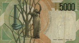 Italy P111 5.000 Lire 1985