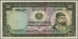 Portugees Guinea (Ultramarino) P44 50 Escudos 1971